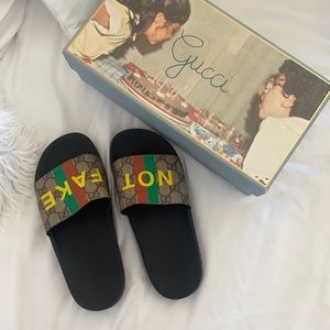 Gucci ‘Fake/Not’ Slides